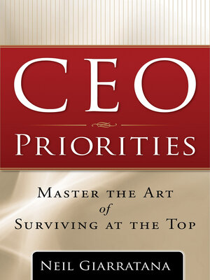 cover image of CEO Priorities